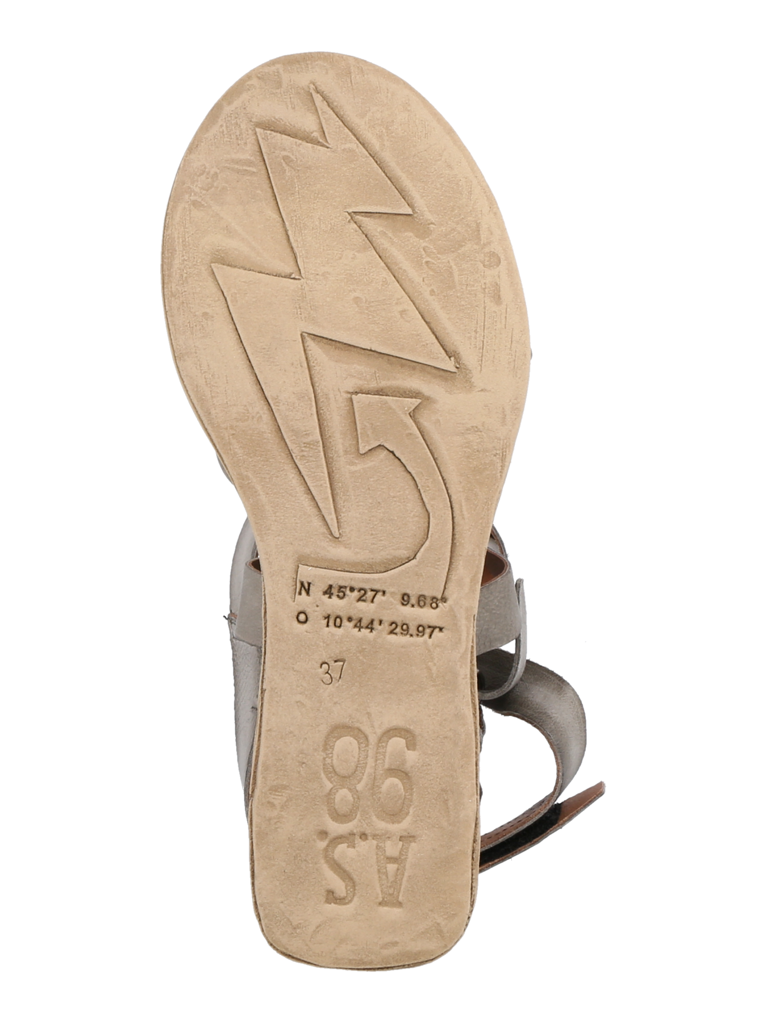 A.S.98 Sandale LAGOS in Grau 